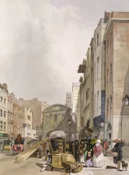 Temple Bar fra Stranden, 1842